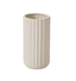 Fluted Off-White Vase