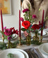 Three Cheers (Amber bud vase trio)
