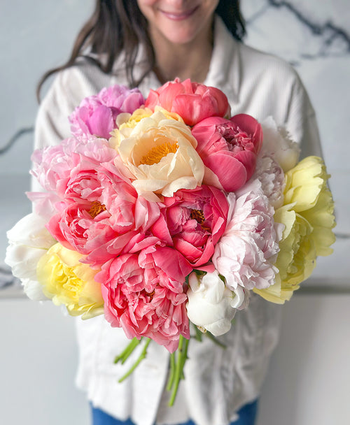Double Farmer’s Peony Mix (20 Stems)