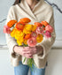 Orange You Glad Ranunculus (18 stems)