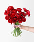 Red Velvet Ranunculus (18 stems)