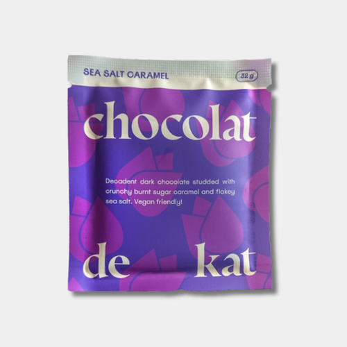 Chocolat de Kat Sea Salt Caramel Bar