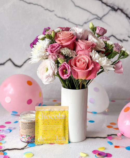 Strawberry Shortcake Birthday Bundle (16+ stems)