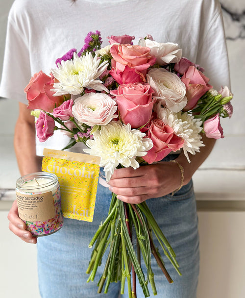 Strawberry Shortcake Birthday Bundle (16+ stems)