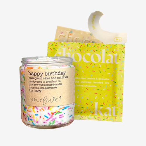 Birthday Candle & Chocolate
