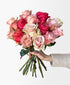 Blush & Bold Rose Mix (15 stems)