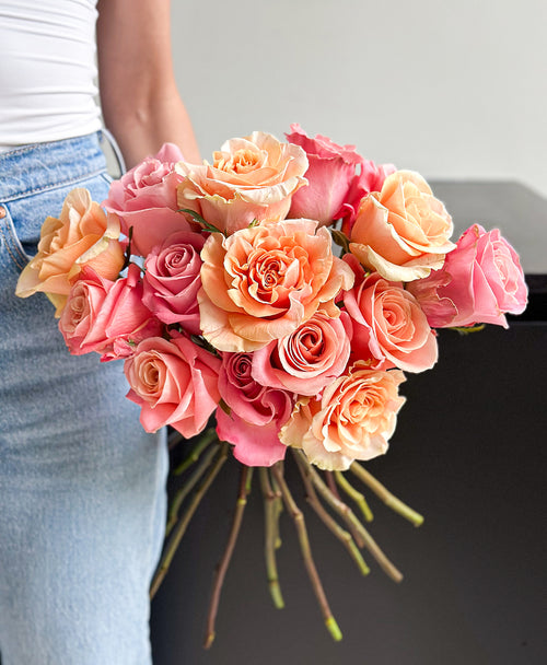 Tutti Frutti Rose Mix (15 stems)