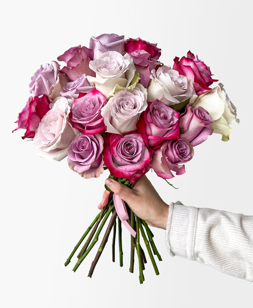 Purple Pleaser Rose Mix (18 stems)