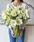 Snowed In (14+ blooms, arrives in vase)