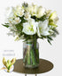 Snowed In (14+ blooms, arrives in vase)