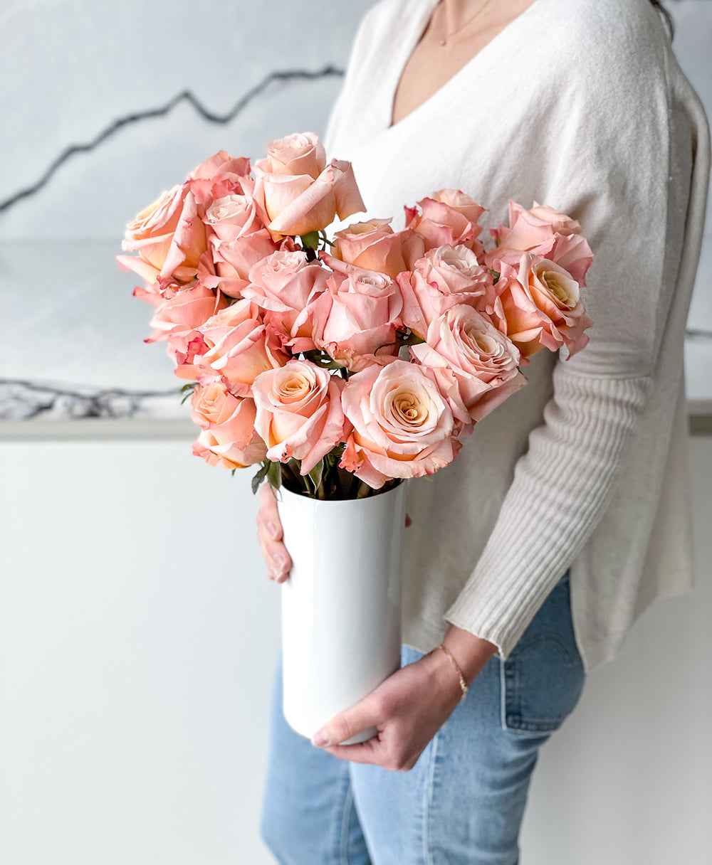 Buy Shimmer Peach Garden Rose on Sale | Tonic Blooms