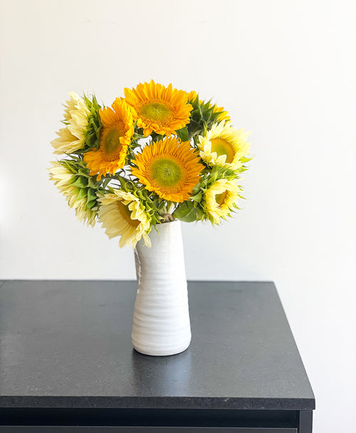 Citrus Burst Sunflowers (9 stems)