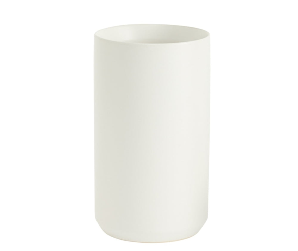 Matte White Ceramic Vase 2570